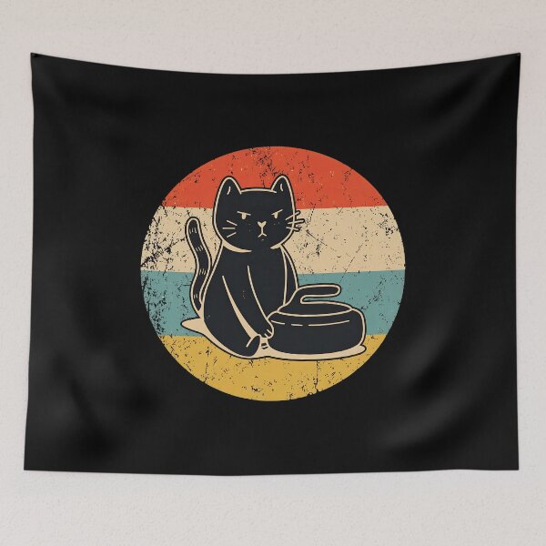 Item preview, Grumpy Cat Curling Vintage Retro T-Shirt designed and sold by SoyLamderma.