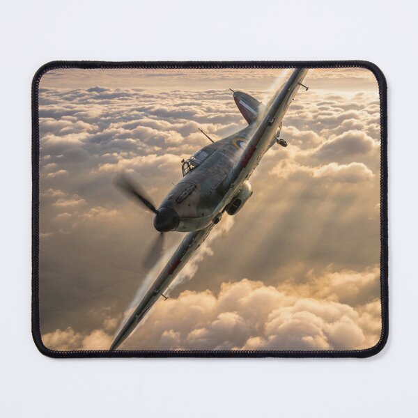 Item preview, Hawker Hurricane Sunset Climb Illustration designed and sold by Airpower Art.