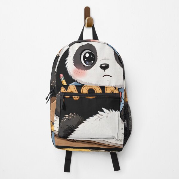 Item preview,  Cute Student Panda Doing Math Homework On Monday - Kawaii School Art designed and sold by Surviving Monday Club.
