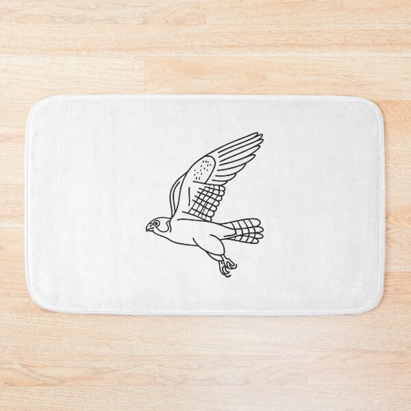 Item preview, Doodle illustration of a falcon diving swiftly toward its prey designed and sold by rasagamastore.