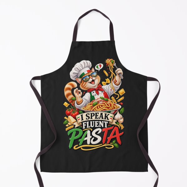 Item preview, I Speak Fluent Pasta Funny Italian Cooking Design designed and sold by Ink-and-Odd.