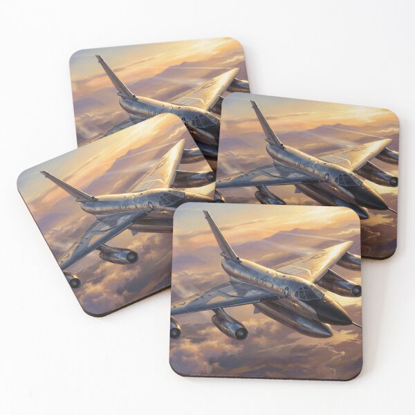 Item preview, B-58 Hustler Mountain Sunset Illustration designed and sold by Airpower Art.