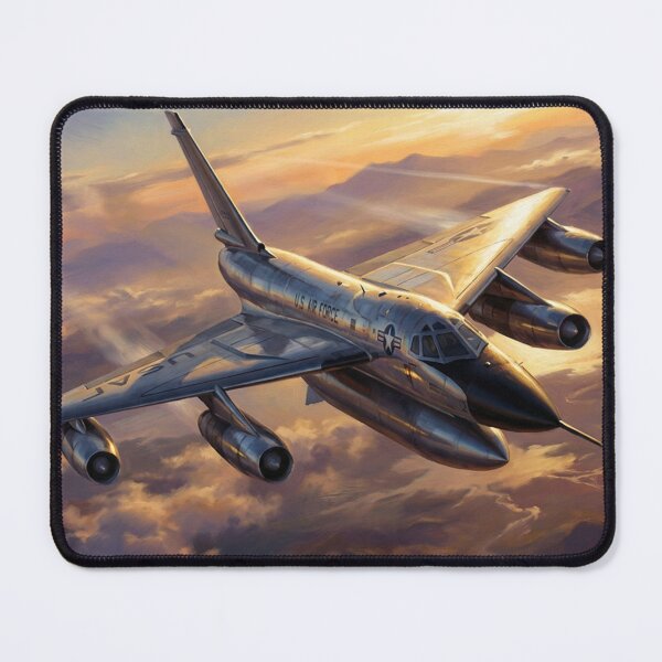 Item preview, B-58 Hustler Mountain Sunset Illustration designed and sold by Airpower Art.