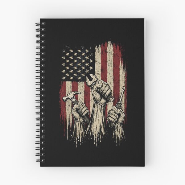 Item preview, American Flag Raised Fists Vintage Patriotic Tools designed and sold by Moizento.
