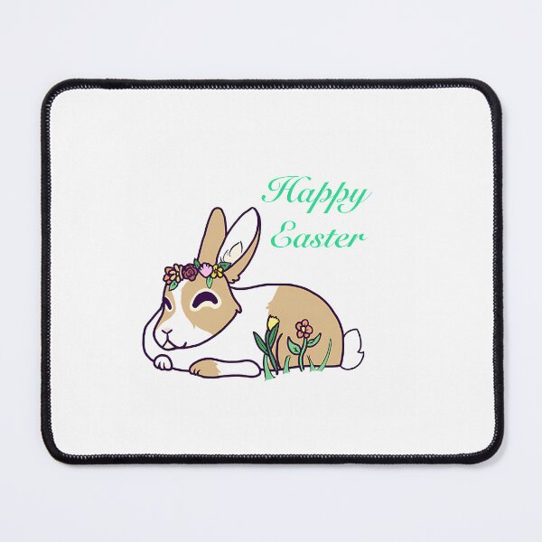 Item preview, Happy Easter White And Tan Rabbit designed and sold by ely-brittaney.