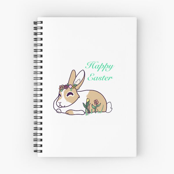 Item preview, Happy Easter White And Tan Rabbit designed and sold by ely-brittaney.