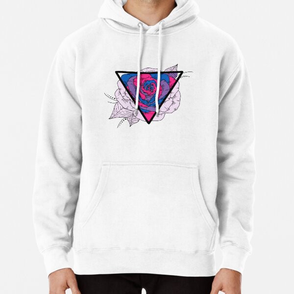 Bisexual Rose Pullover Hoodie
