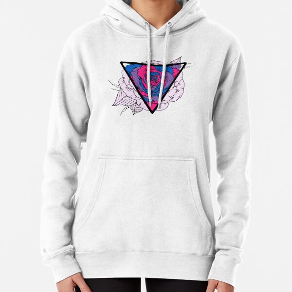 Bisexual Rose Pullover Hoodie