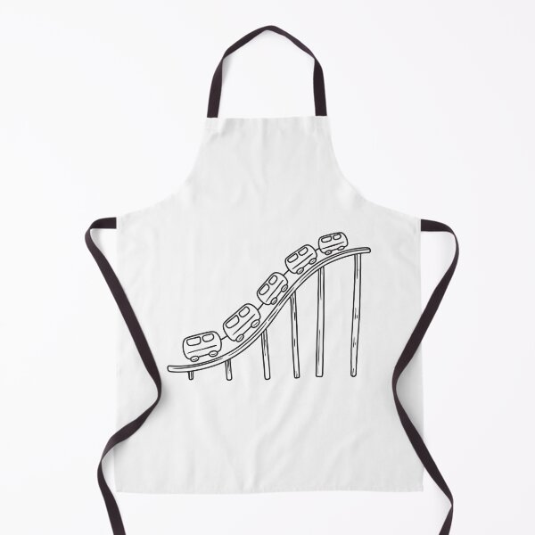 Item preview, Doodle illustration of a roller coaster dropping at high speed designed and sold by rasagamastore.
