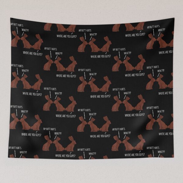 Item preview, My Butt Hurts Funny Easter Chocolate Bunny Meme Joke Gift designed and sold by ely-brittaney.