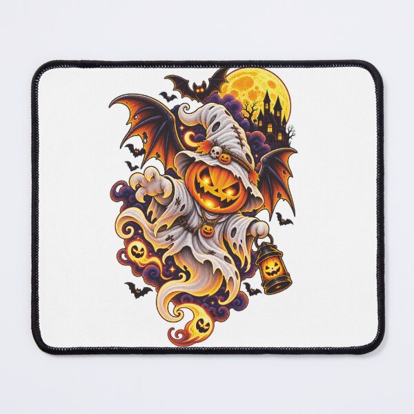 Item preview, Pumpkin Ghost Bat Wings Lantern Halloween Haunted designed and sold by Ghost Of Chill.
