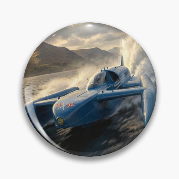 Item preview, Bluebird K7 Speed Record Illustration designed and sold by Airpower Art.