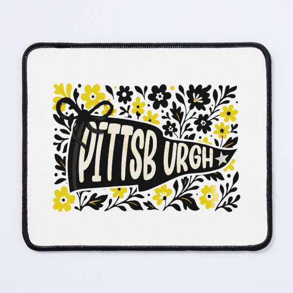 Item preview, Pittsburgh Floral Pennant Graphic designed and sold by anaCryder.