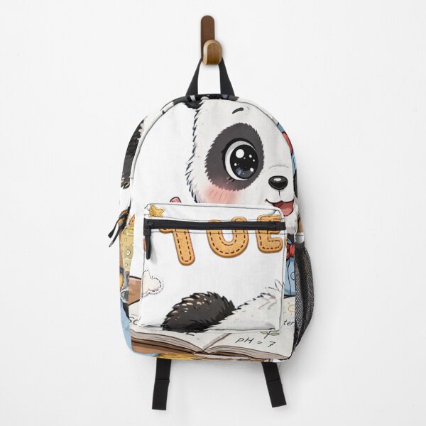 Item preview, Cute Student Panda Learning Science On Tuesday - Kawaii School Art designed and sold by Surviving Monday Club.