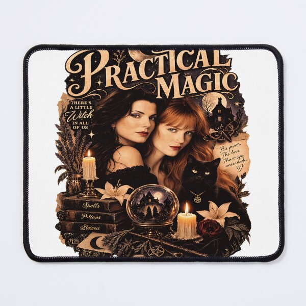Item preview, Enchanting Witchy Sisterhood Black Cat Graphic designed and sold by anaCryder.