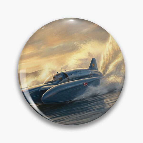 Item preview, Bluebird K7 Sunset Speed Illustration designed and sold by Airpower Art.