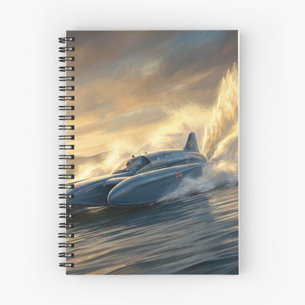 Item preview, Bluebird K7 Sunset Speed Illustration designed and sold by Airpower Art.