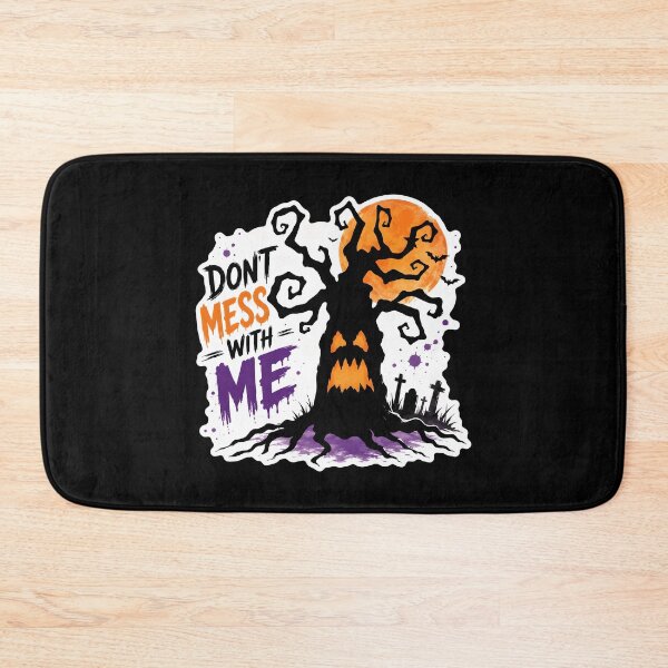 Item preview, Don’t Mess With Me – Witchy Halloween Tree designed and sold by ArtDzignsZA.