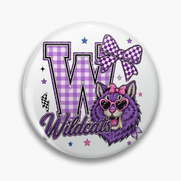 Item preview, Wildcats Mascot Retro Graphic  designed and sold by anaCryder.