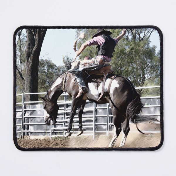 Item preview, RODEO ROUGH STOCK RIDER, WESTERN THEMED HOME DECOR AND APPAREL designed and sold by Barbara Jean Photo Art And Design.