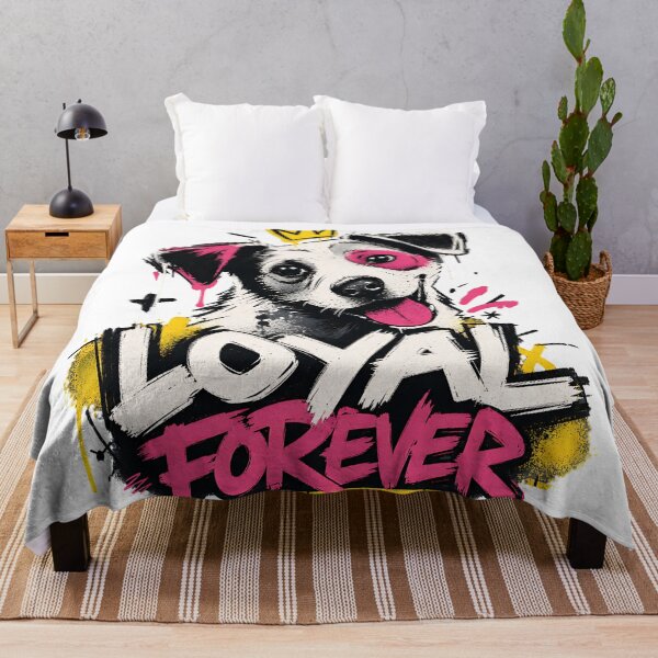 Item preview, Loyal Forever Graffiti Dog Street Art designed and sold by CRMediaGroup.