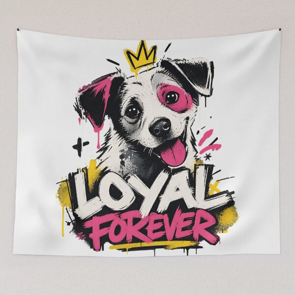 Item preview, Loyal Forever Graffiti Dog Street Art designed and sold by CRMediaGroup.
