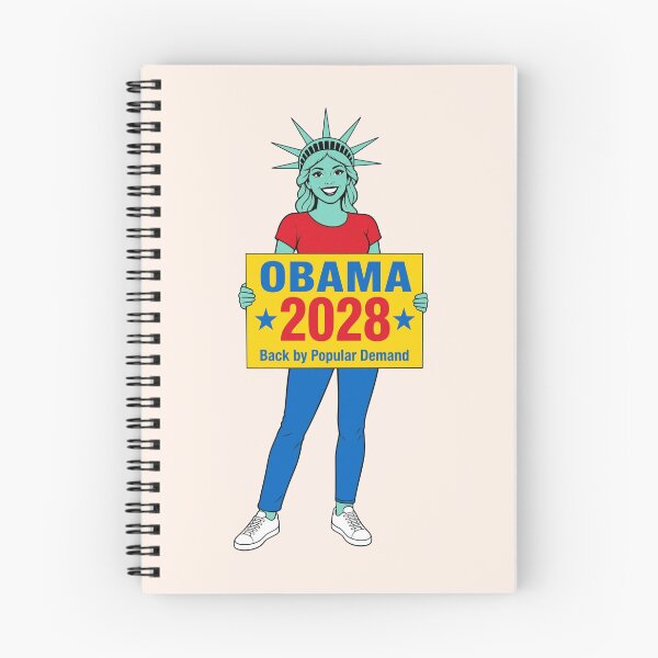 Item preview, Obama 2028 Back By Popular Demand Political Satire Pop Art designed and sold by KungPowUnicorn.