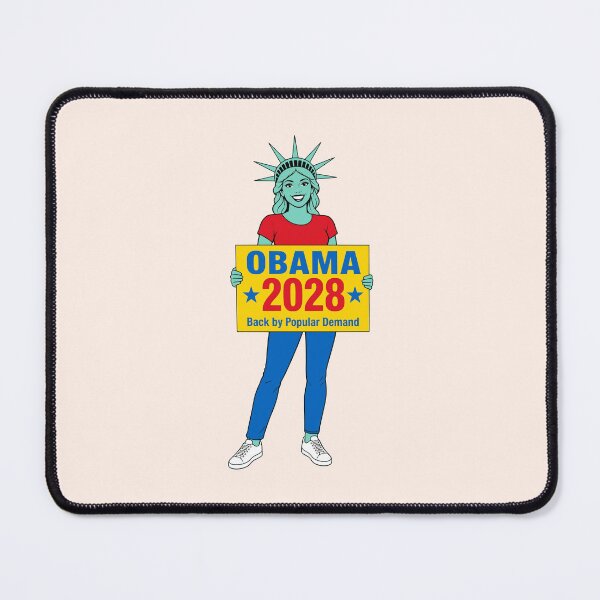 Item preview, Obama 2028 Back By Popular Demand Political Satire Pop Art designed and sold by KungPowUnicorn.