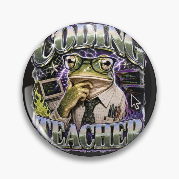Item preview, Coding Teacher Frog Computer Science Vintage T-Shirt | Funny Software Developer Programmer Professor STEM Gift designed and sold by illeN-Art-World.