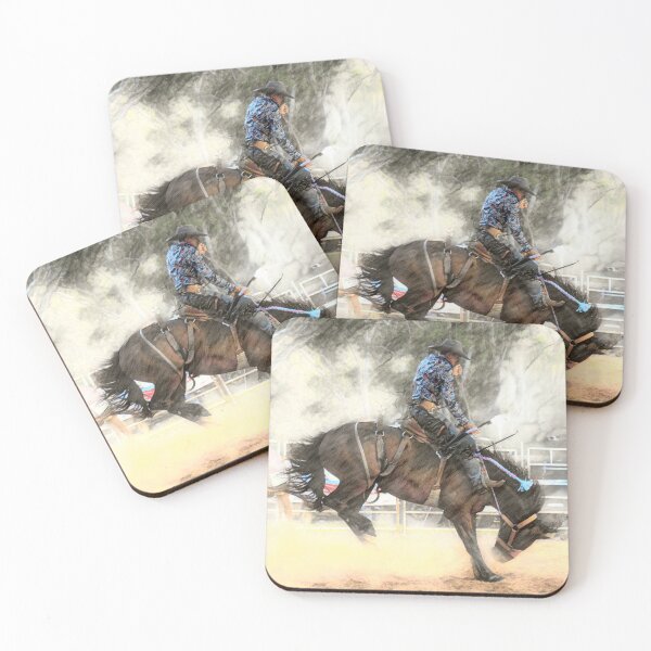 Item preview, ROUGH STOCK RIDER, WESTERN HOME DECOR AND APPAREL designed and sold by Barbara Jean Photo Art And Design.