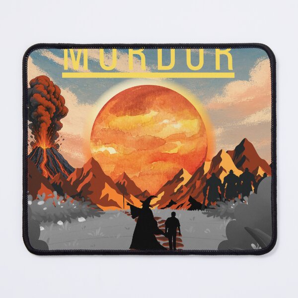 Item preview, Visit Scenic Mordor Vintage Travel Poster LOTR Parody designed and sold by Mircea786.