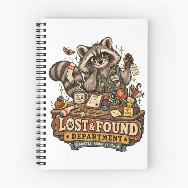 Item preview, Lost & Found Department Raccoon Collector designed and sold by Trendy-Artistry.