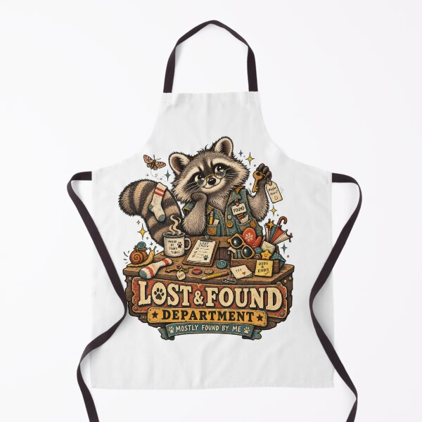Aperçu de l'œuvre Lost & Found Department Raton Laveur Collectionneur créée et vendue par Trendy-Artistry.