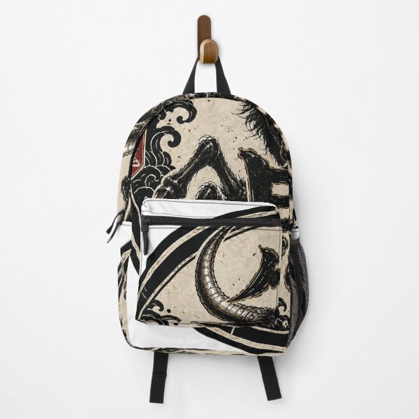 Item preview, USHI-ONI BEAST OF THE BLACK TIDE YOKAI KANJI ART designed and sold by Handcan.