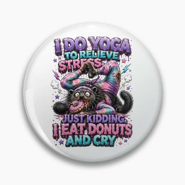 Item preview, I Do Yoga To Relieve Stress Just Kidding I Eat Donuts And Cry designed and sold by Sovereign Supply Co..