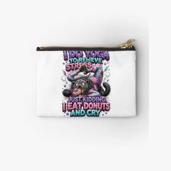 Item preview, I Do Yoga To Relieve Stress Just Kidding I Eat Donuts And Cry designed and sold by Sovereign Supply Co..