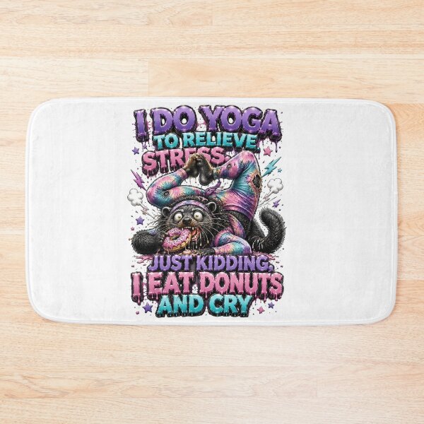 Item preview, I Do Yoga To Relieve Stress Just Kidding I Eat Donuts And Cry designed and sold by Sovereign Supply Co..