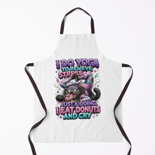 Item preview, I Do Yoga To Relieve Stress Just Kidding I Eat Donuts And Cry designed and sold by Sovereign Supply Co..