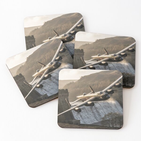 Item preview, Lancaster Bomber Dam Spillway Illustration designed and sold by Airpower Art.