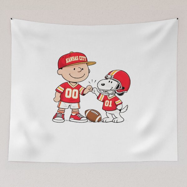 Item preview, Kansas City Football Pals Charlie Brown Snoopy designed and sold by mazenjampo.