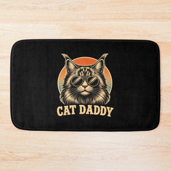 Item preview, Cat Daddy Retro Sunglasses Cool Maine Coon Portrait designed and sold by SoyLamderma.