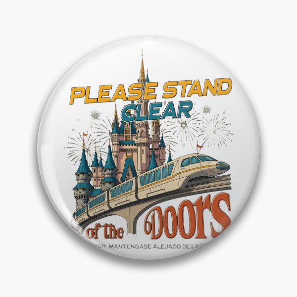 Item preview, Retro Castle Train Please Stand Clear  designed and sold by ZiqiPyatt.
