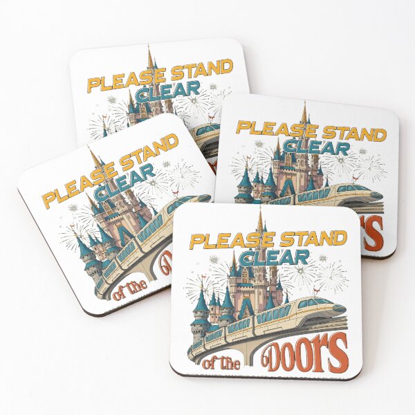 Item preview, Retro Castle Train Please Stand Clear  designed and sold by ZiqiPyatt.