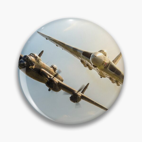 Artikelvorschau, Illustration der Lancaster- und Vulcan-Formation entworfen und verkauft von Airpower Art.