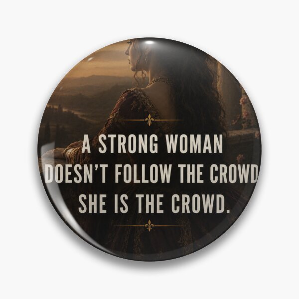 Item preview, Strong Woman Leads the Crowd designed and sold by vibemuseum.studio.