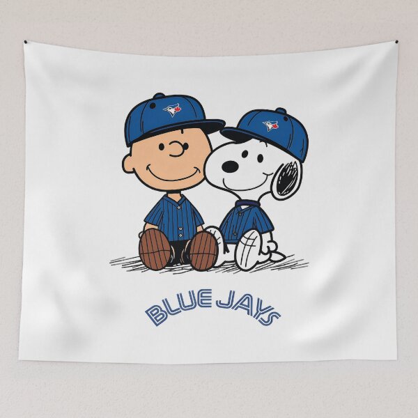 Item preview, Charlie Brown Snoopy Blue Jays Baseball designed and sold by mazenjampo.