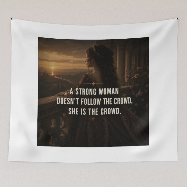 Item preview, Strong Woman Leads the Crowd designed and sold by vibemuseum.studio.