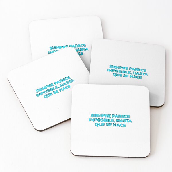 Item preview, Siempre parece imposible, hasta que se hace - Spanish motivational   designed and sold by Inspirationmotivation.