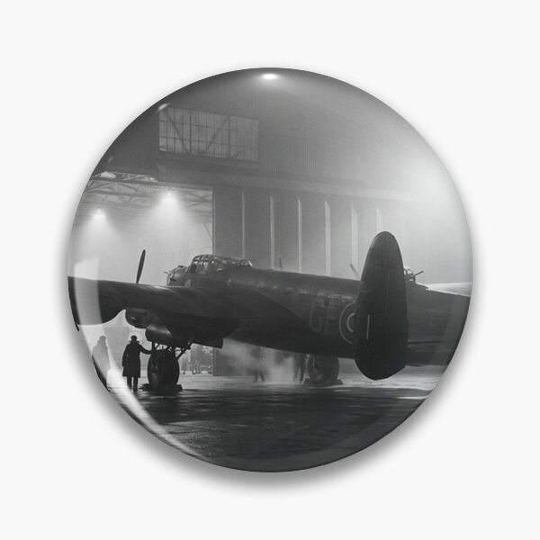 Item preview, Lancaster Bomber Night Hangar Illustration designed and sold by Airpower Art.