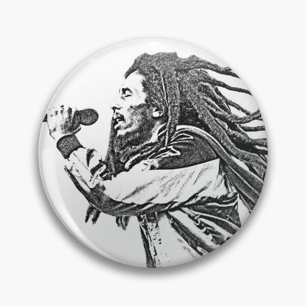 Item preview, Marley One Love - photocopy effect designed and sold by ChimyandFunky.